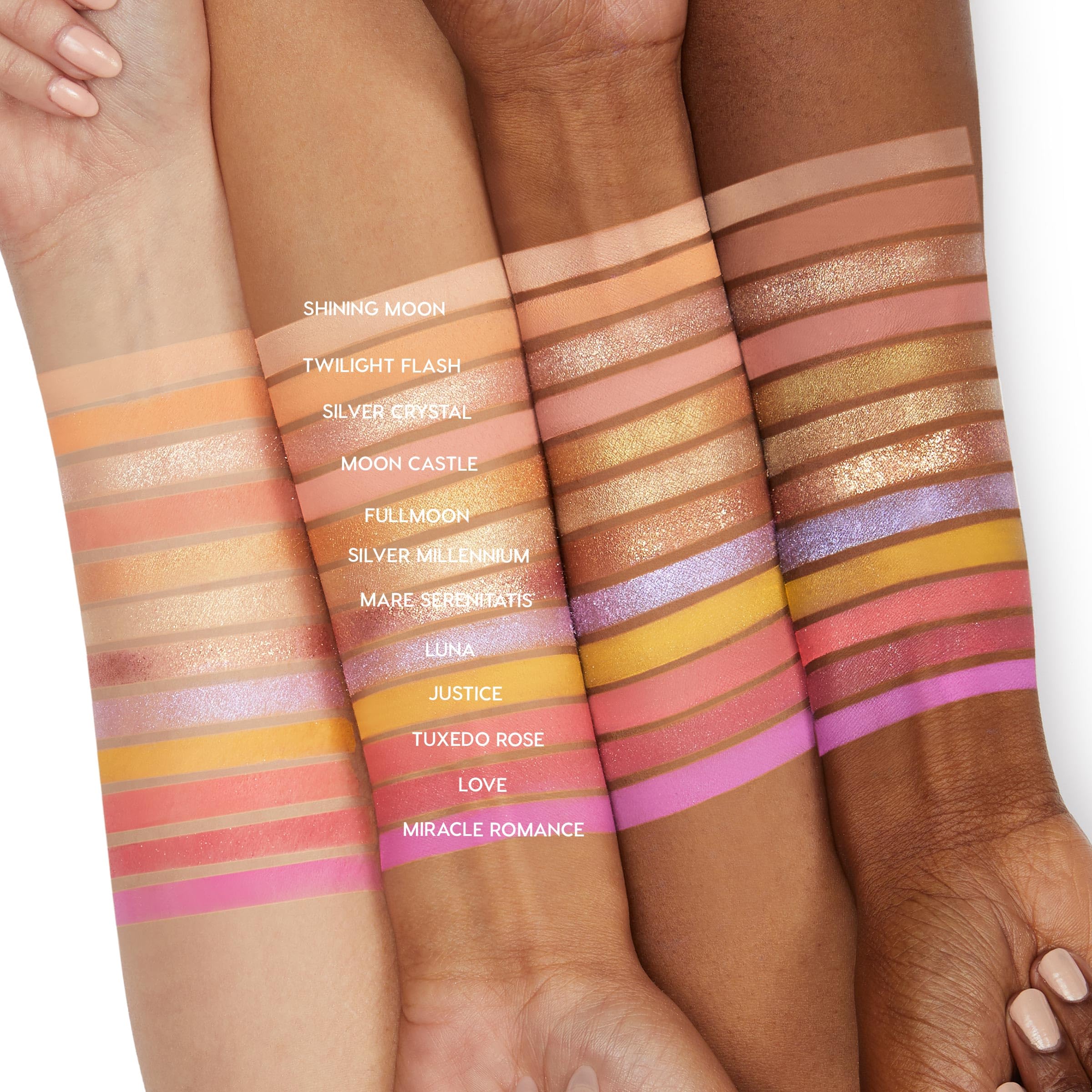 Pinceaux ColourPop Sailor Moon et application – textures faciles à estomper.