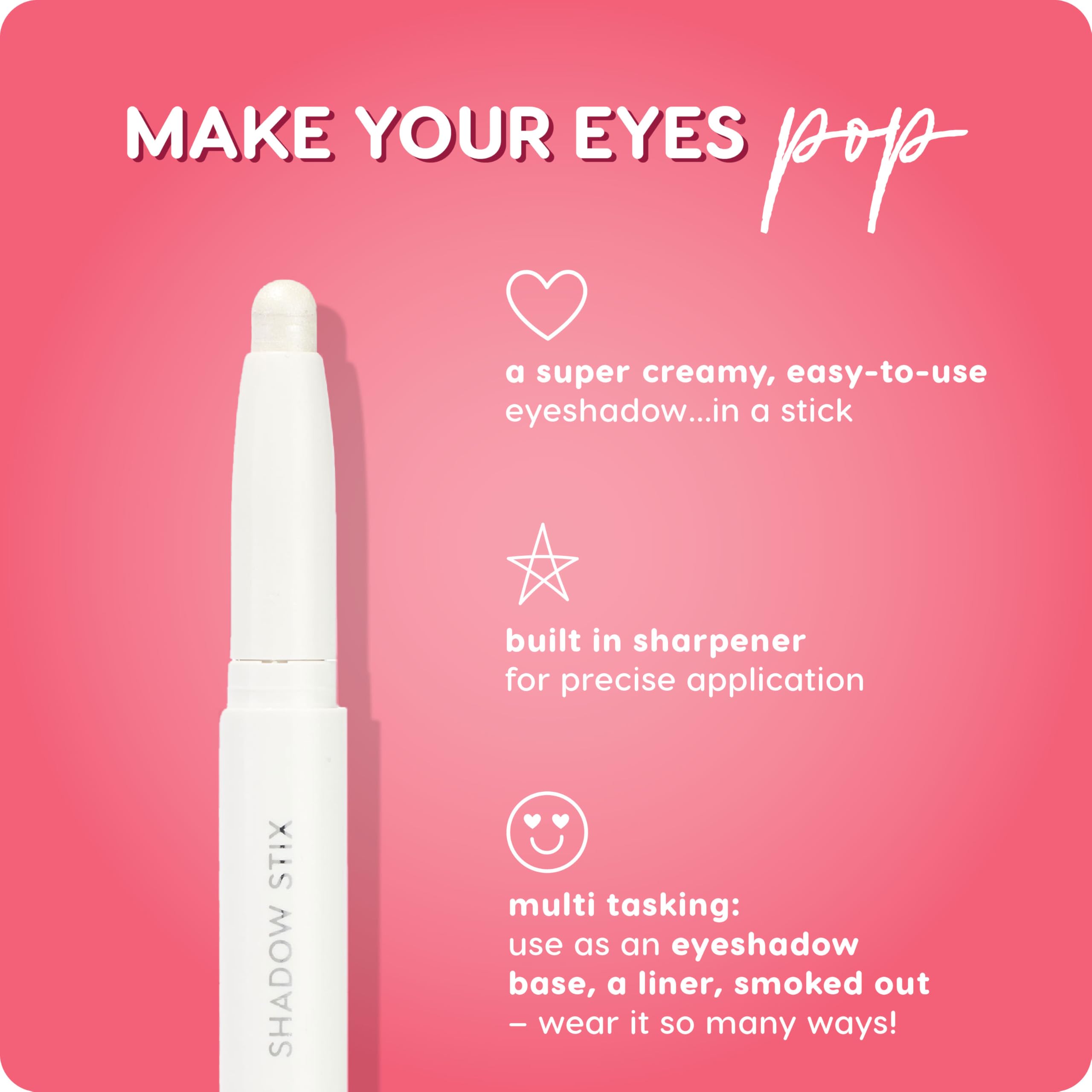 ColourPop Shadow Stix : affûtage intégré pour une pointe ultra nette