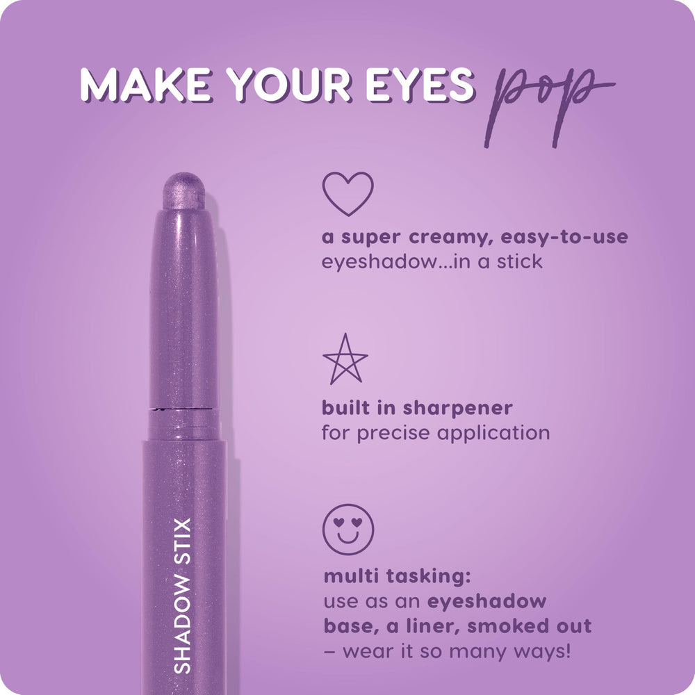 Shadow Stix ColourPop échantillon de teinte sur peau pour comparer les nuances.