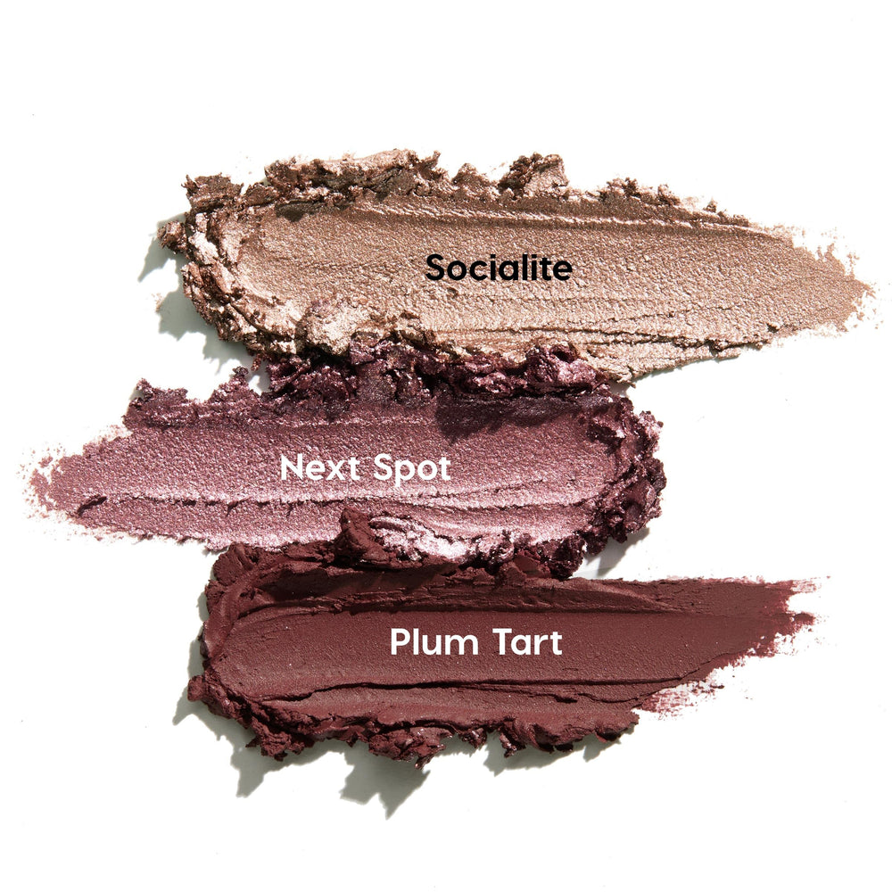 ColourPop Shadow Stix plum-tart-ombre : fini mat chaleureux pour plus de profondeur.
