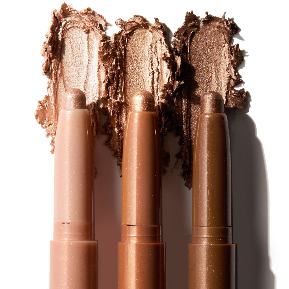 ColourPop Shadow Stix Trio – Bronze dore: fini métallique pour transitions faciles.