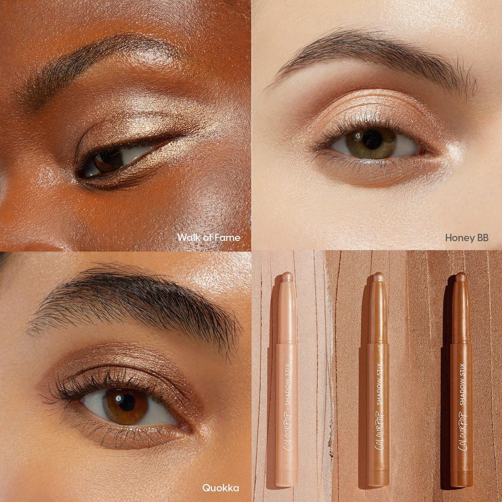ColourPop Shadow Stix Trio – Formule végane: beauté sans cruauté.