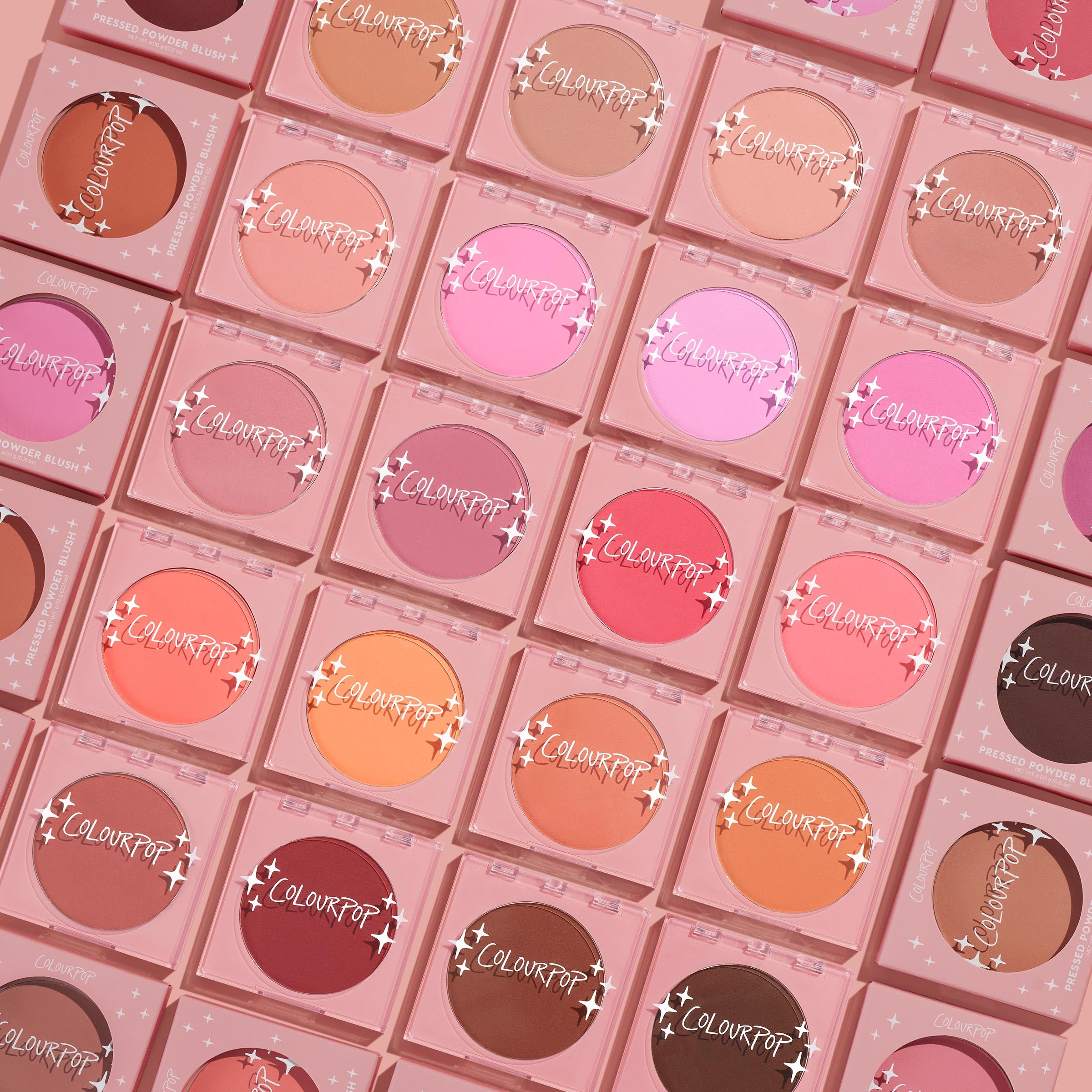 ColourPop Silky Powder Blush red tone provides bold color with buildable coverage