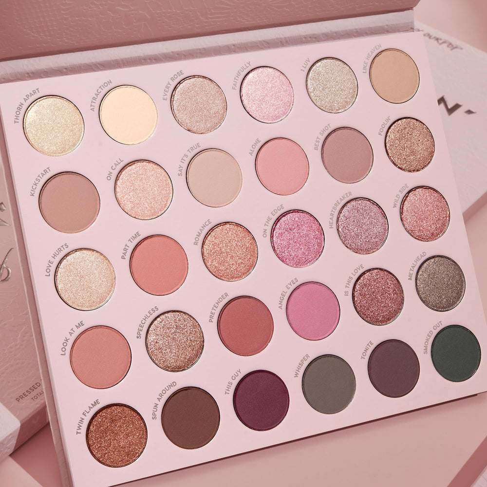Palette ColourPop Smoke N Roses pour looks jour et soirée.