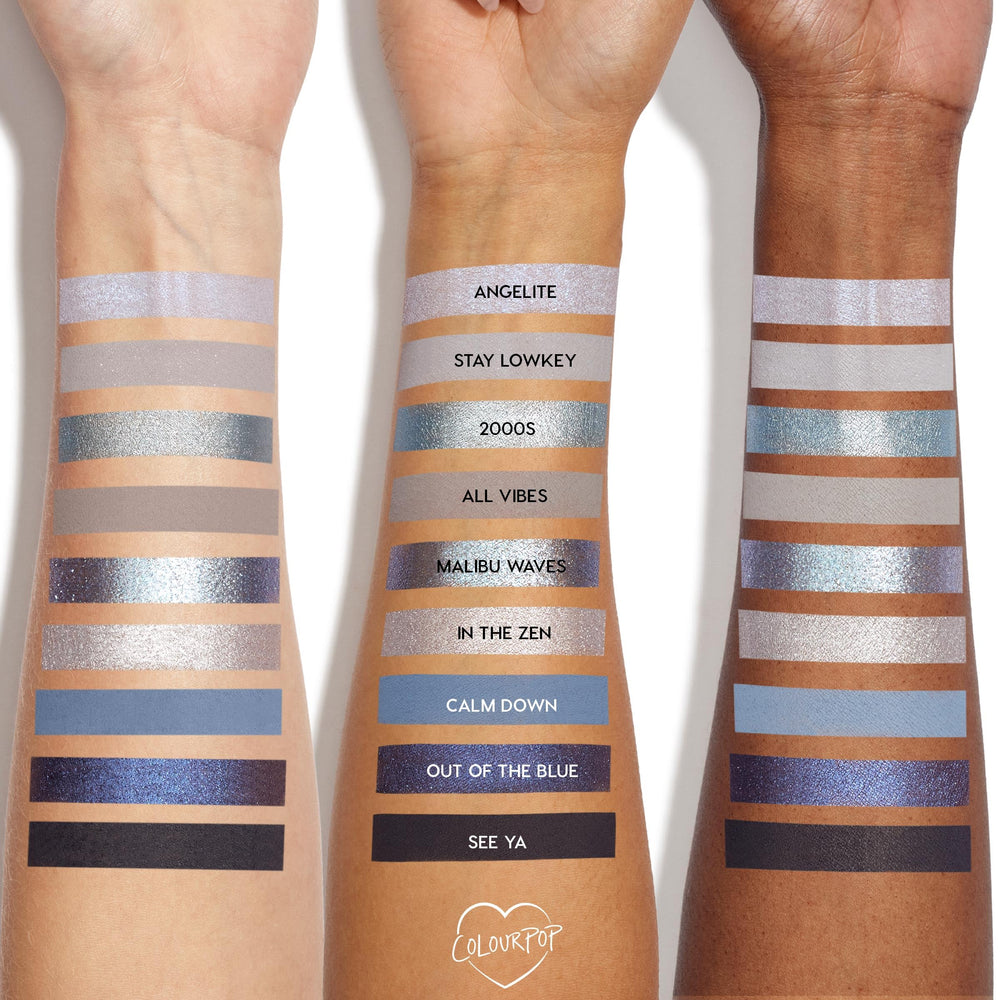 Oeil ColourPop So Elemental bleu matte – texture veloutee et couleur intense