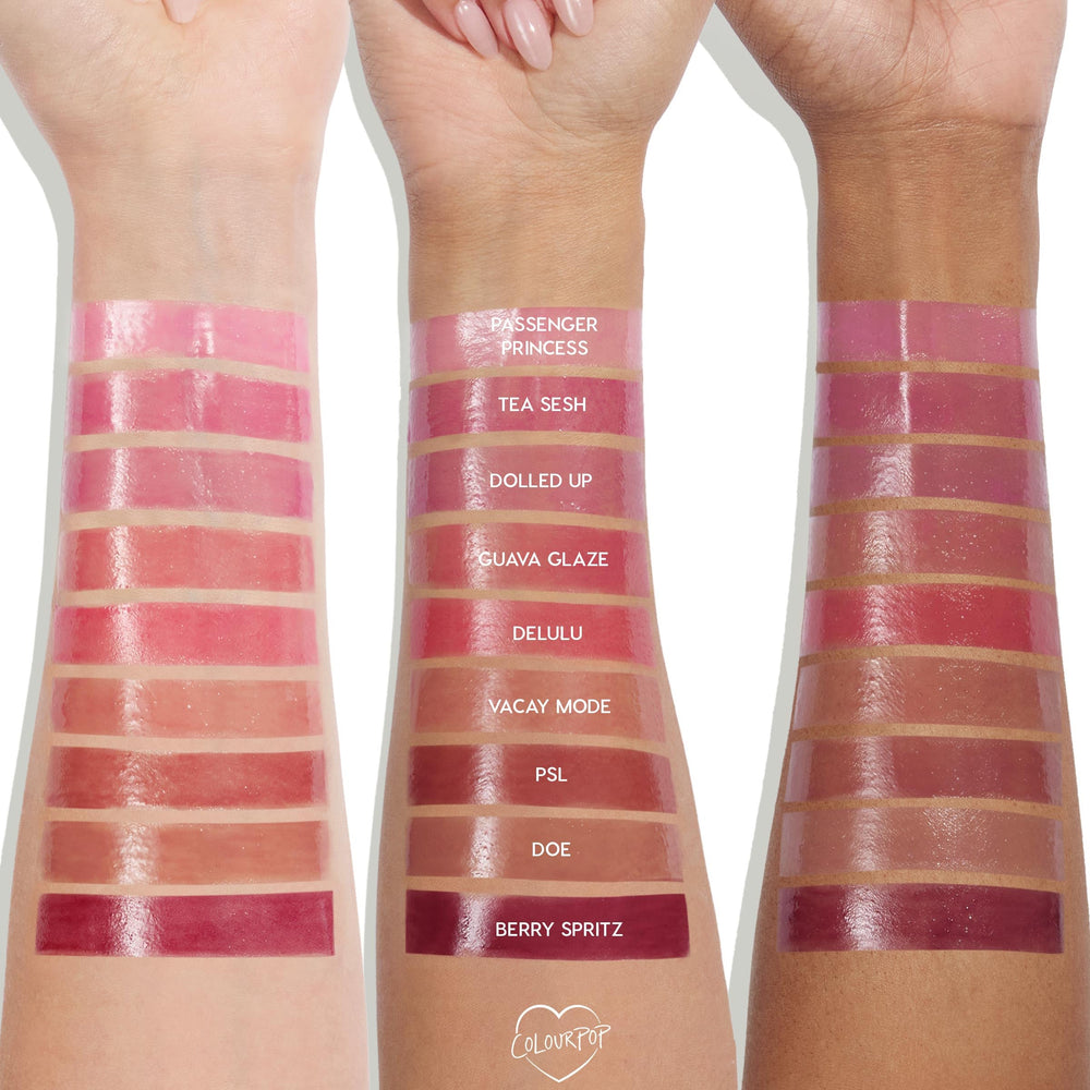 ColourPop So Juicy Lip Gloss Balm, effet légèrement plump et couleur modulable.