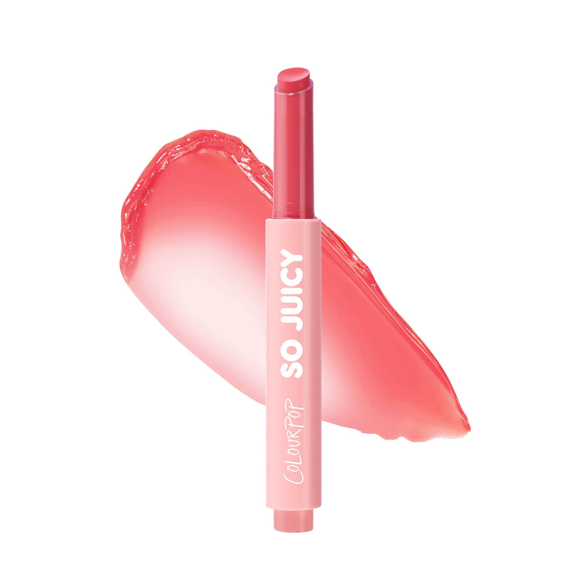 Emballage ColourPop So Juicy Guava Glaze pour une utilisation facile et hydratante.