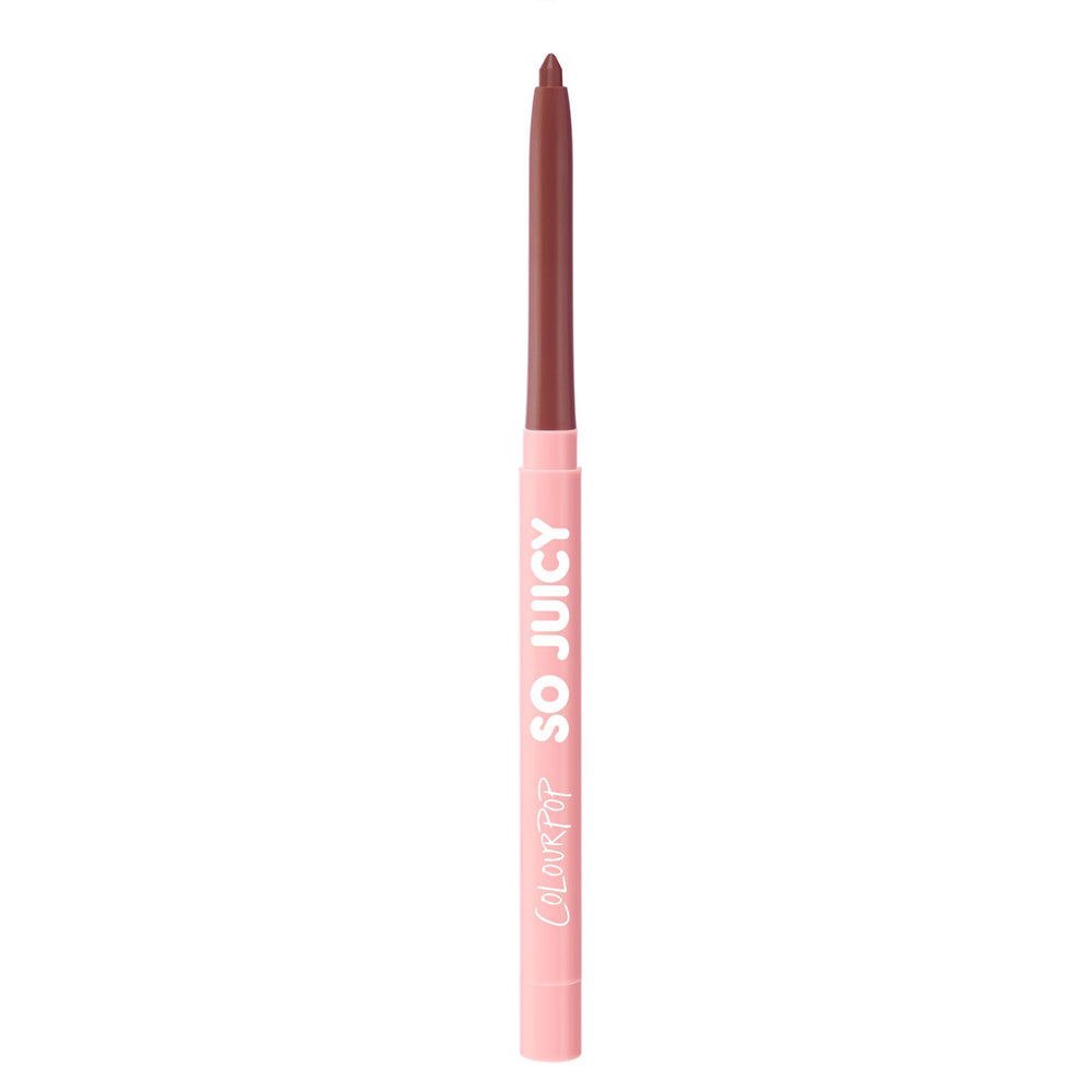 Crayon ColourPop So Juicy Lip Liner avec embout retractable pour une ligne nette.