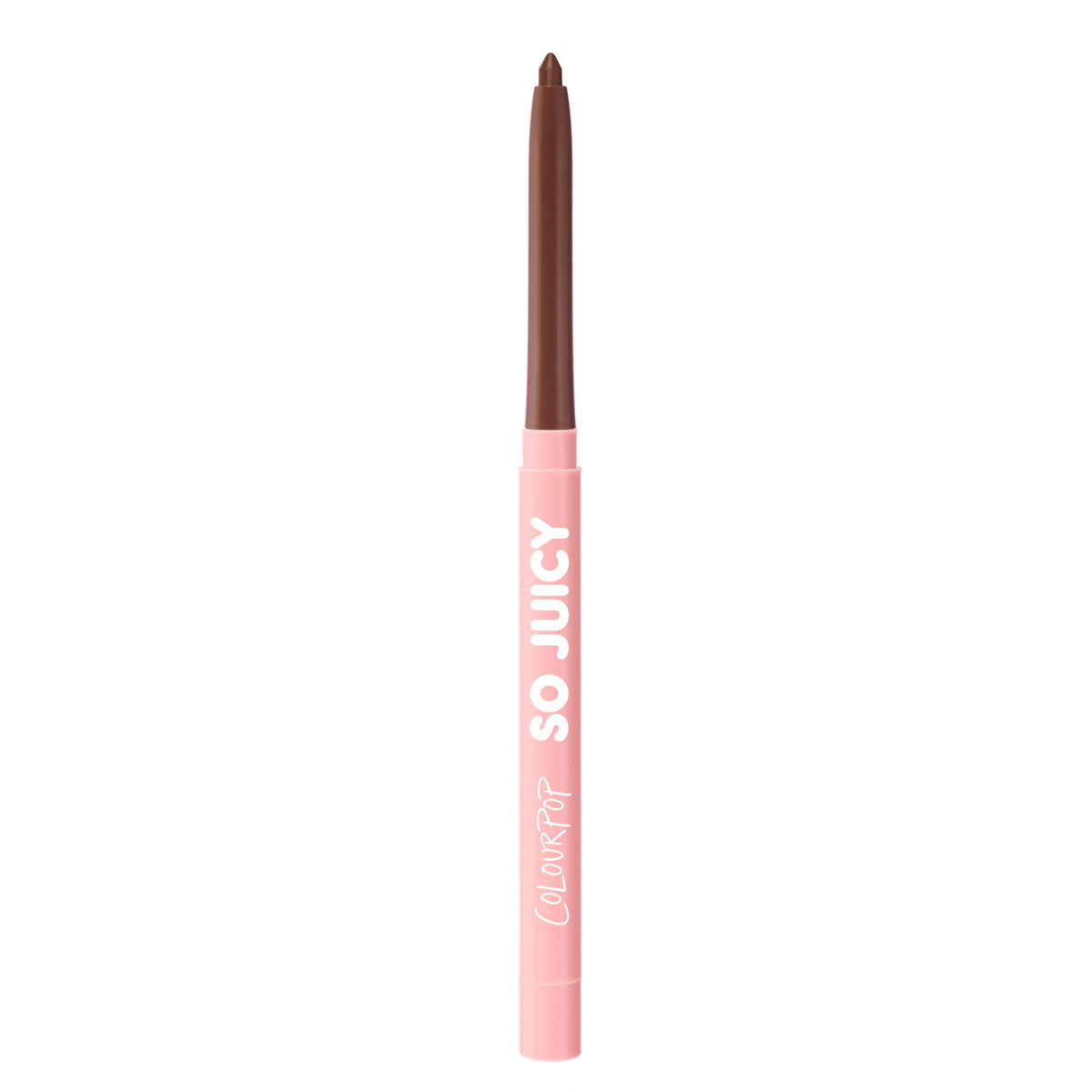 ColourPop So Juicy Plumping Lip Liner avec embout rétractable pour une ligne nette.