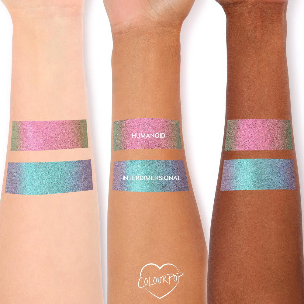 ColourPop x Stranger Things – fini chromé ultra réfléchissant pour des looks stratégiques.