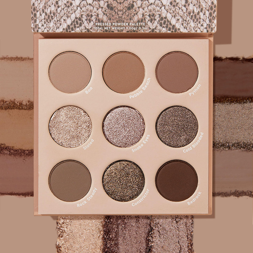 ColourPop Taupe – teintes froides pour un smoky subtil et naturel.