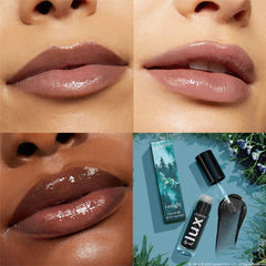 ColourPop Twilight Lux Huile Lèvres, teinte rouge, swatch riche et sensation confortable.