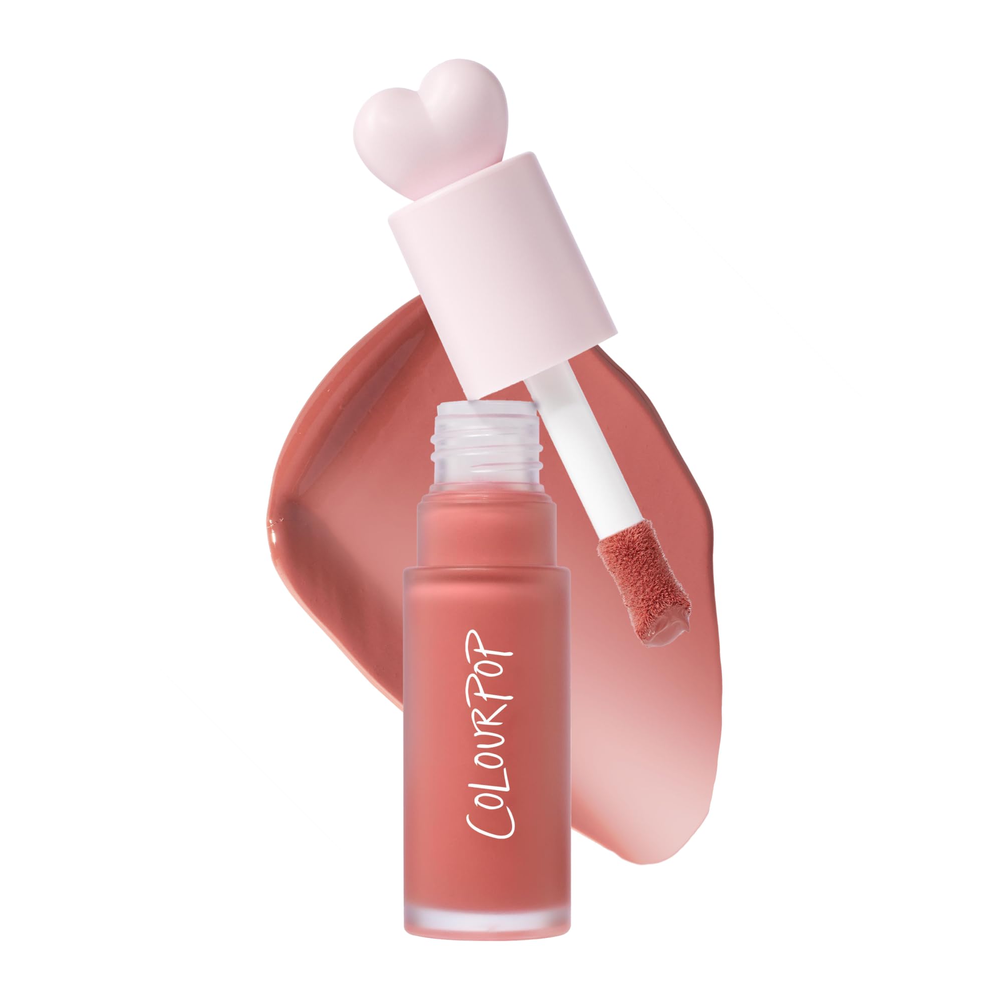 ColourPop Weightless Liquid Blush flacon et applicateur doux pour une application précise.