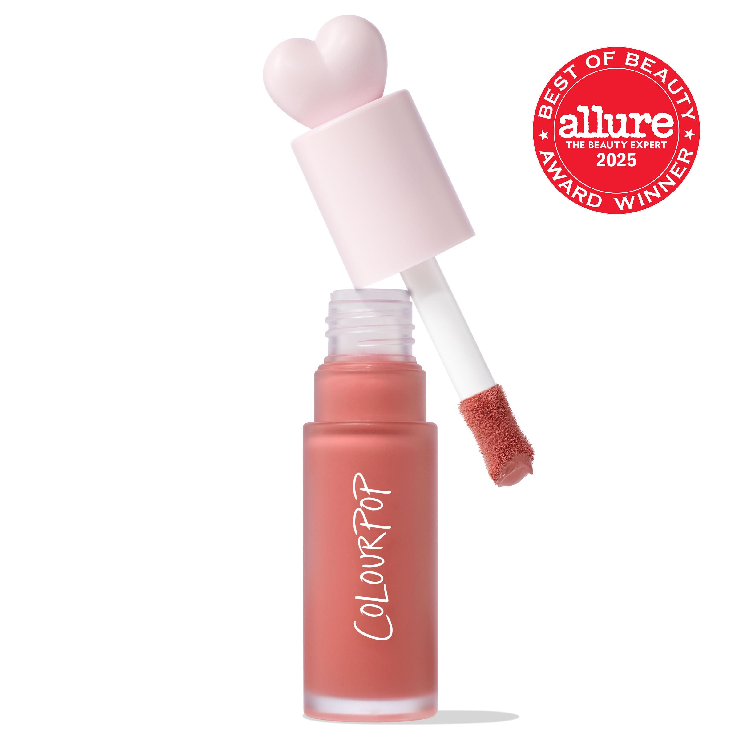 Texture légère du ColourPop Weightless Liquid Blush pour un éclat naturel.