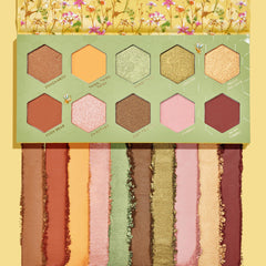 ColourPop Winnie the Pooh Sweet As Can Bee swatches reveal rich pigments for bold eye statement