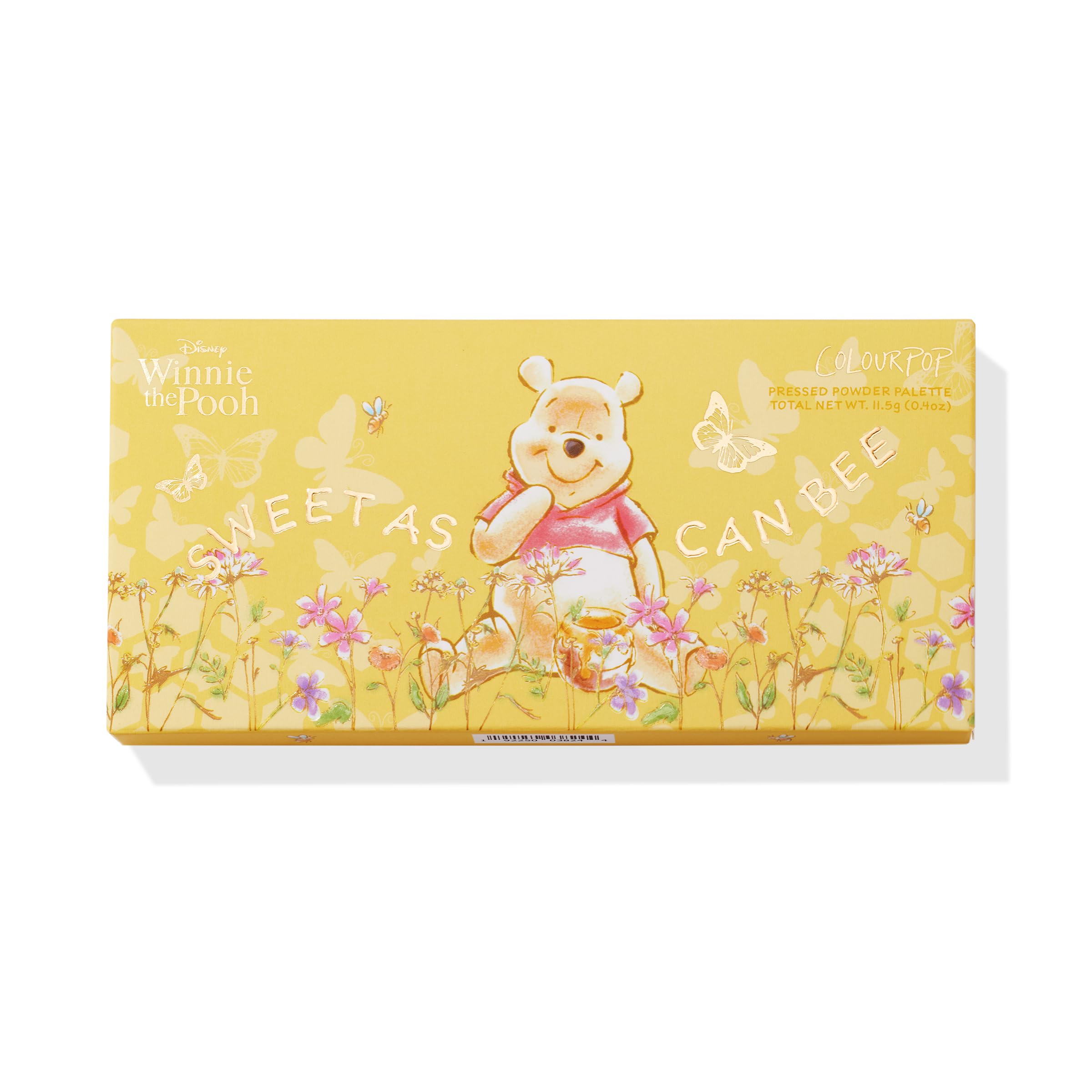 ColourPop Winnie the Pooh Sweet As Can Bee travel case keeps the palette ready on the go