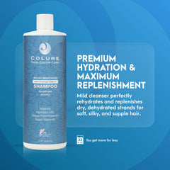 Shampooing Colure Richly Moisturize : mousse luxueuse pour un lavage en douceur.