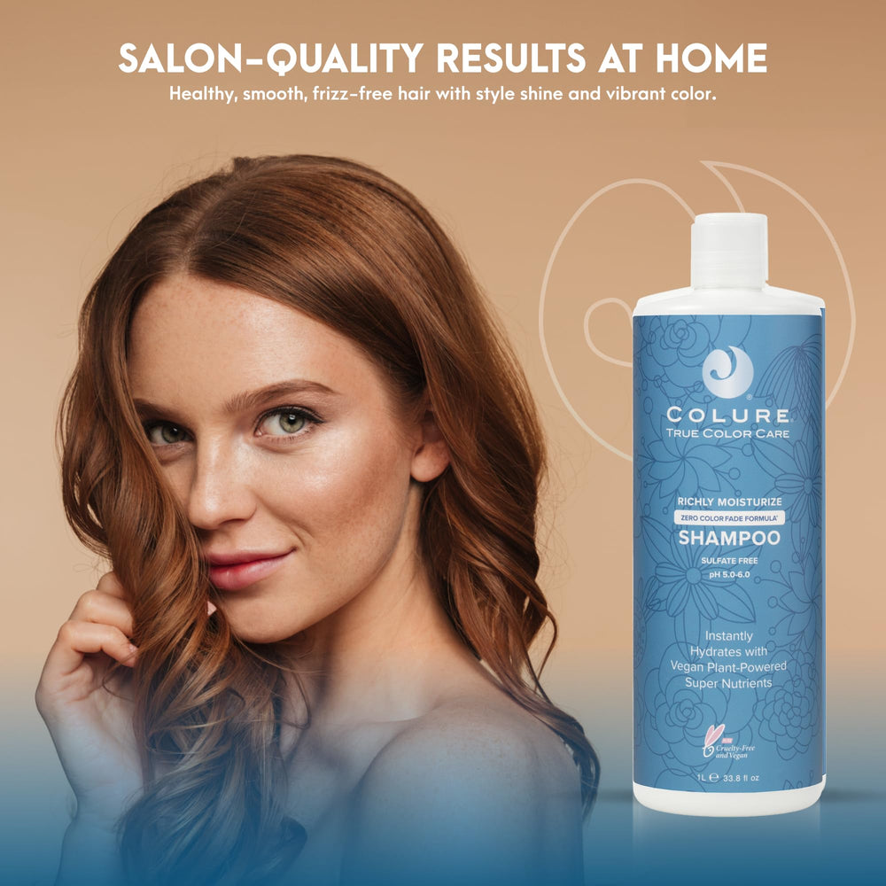 Shampooing Colure Richly Moisturize : idéal pour usage quotidien des cheveux colorés.