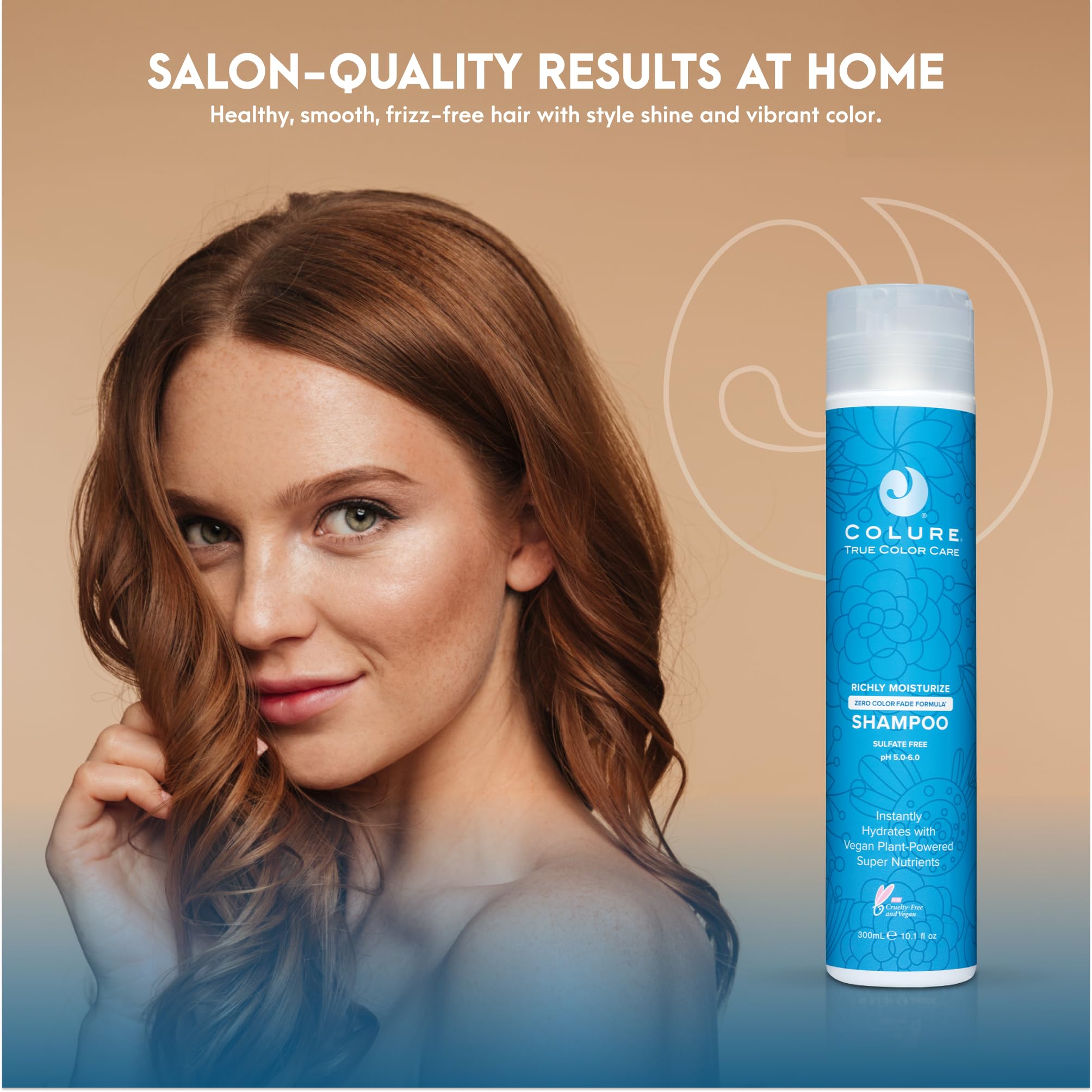 COLURE Shampoing Hydratant Riche — application facile et massage relaxant