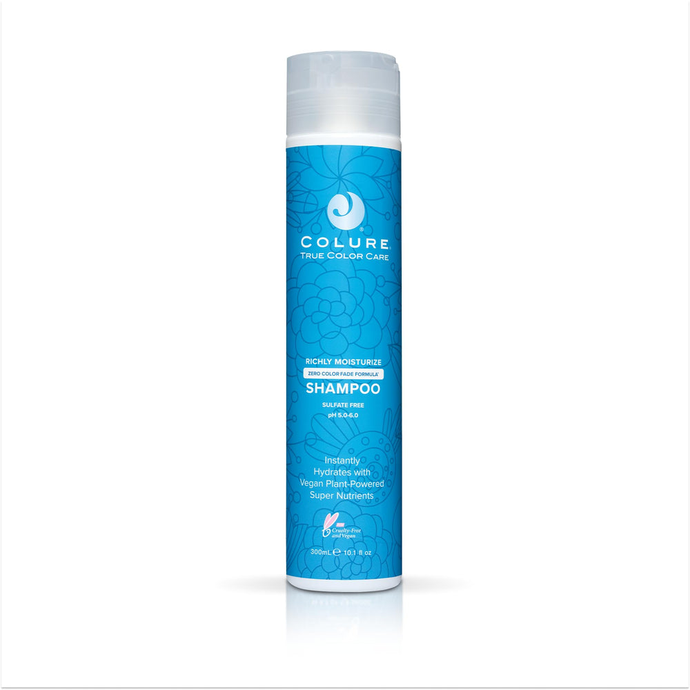 COLURE Shampoing Hydratant Riche — bouteille offrant hydratation profonde pour cheveux secs