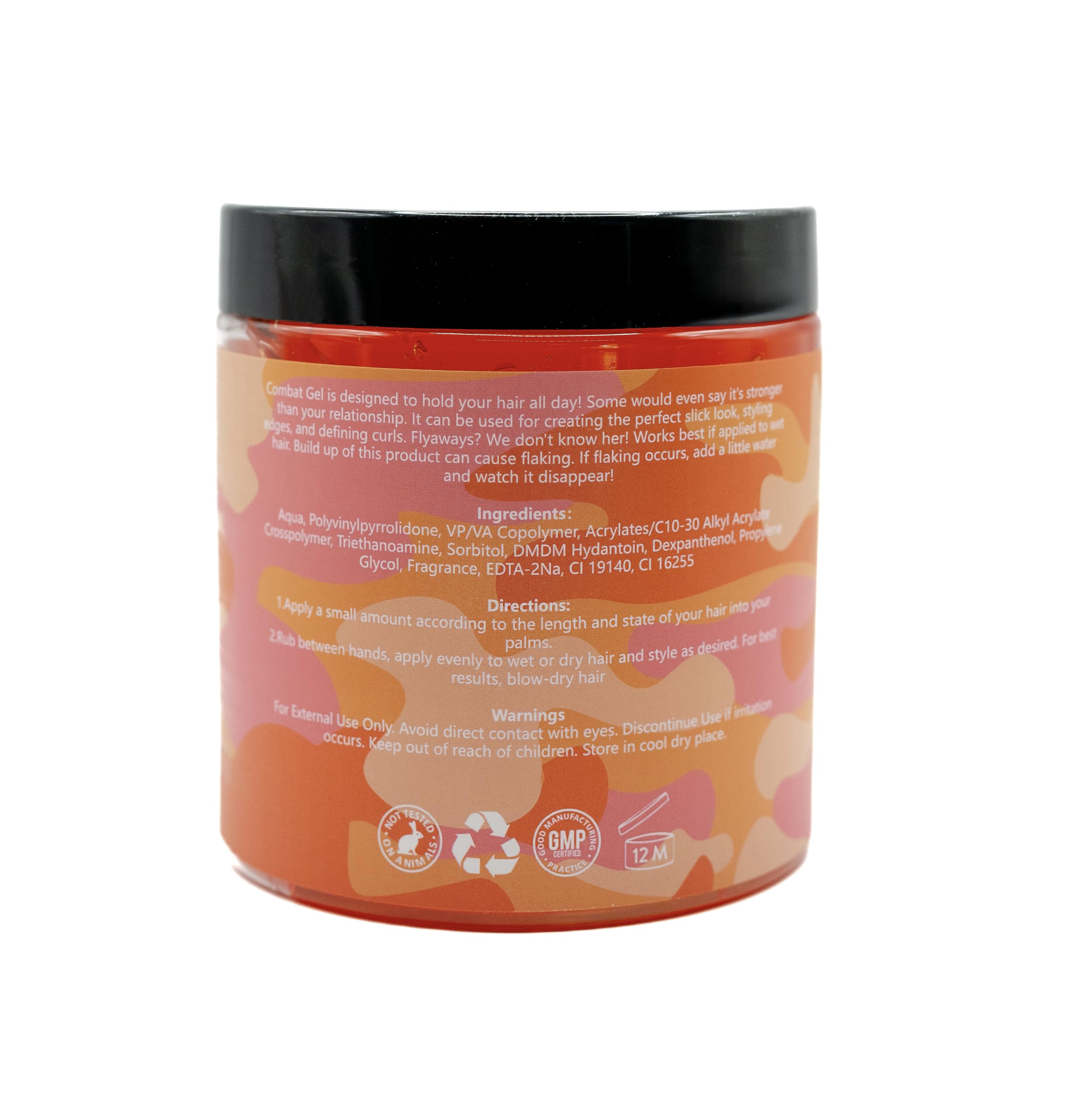 Combat Gel Peach Extreme Hold packaging display on shelf for easy discovery
