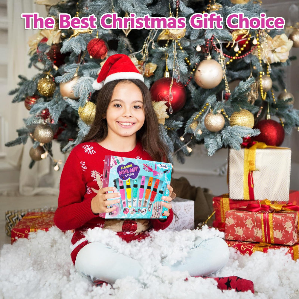 Coffret art des ongles Combaybe pour enfant, cadeau créatif.