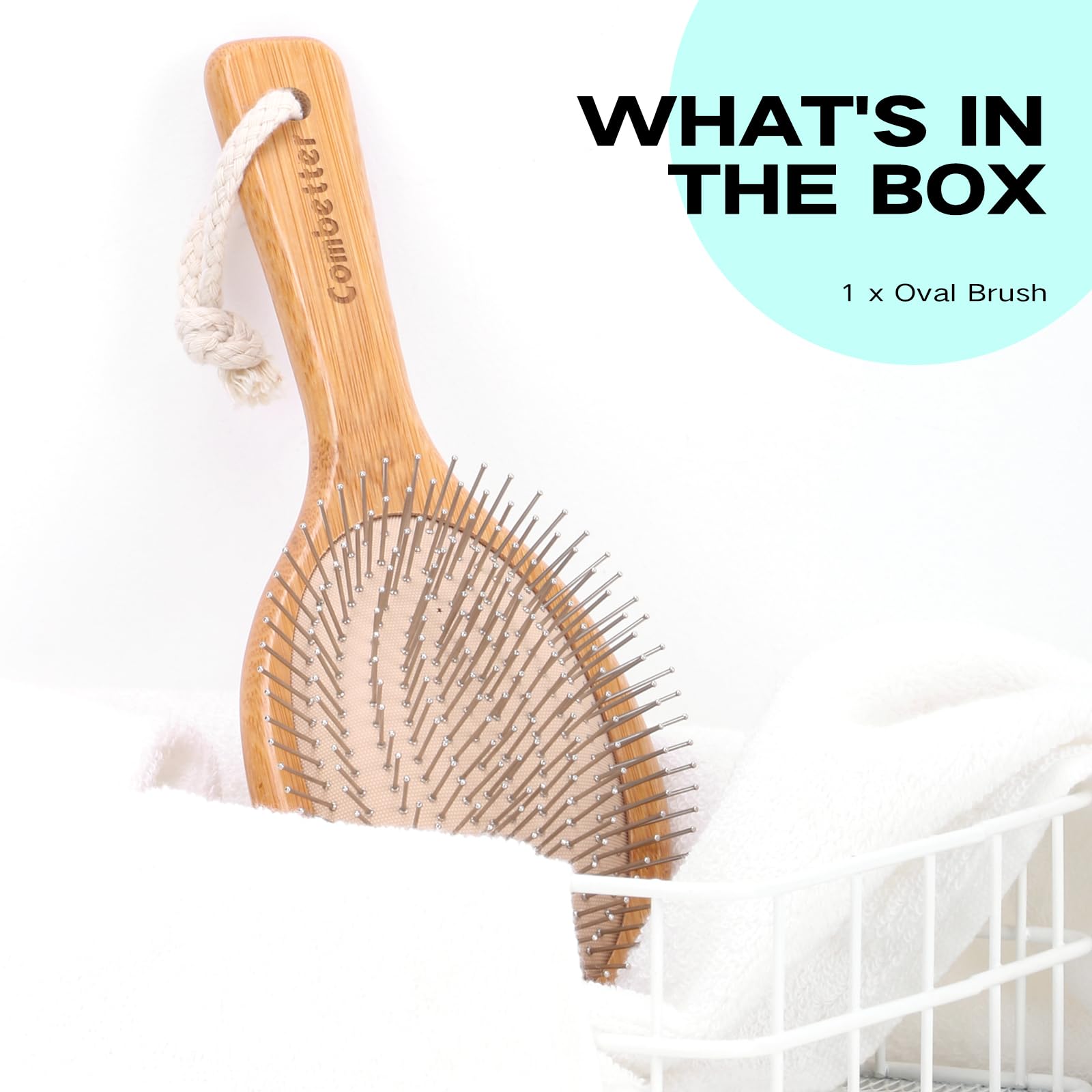Combetter brosse en bambou, cadeau parfait pour tous les âges
