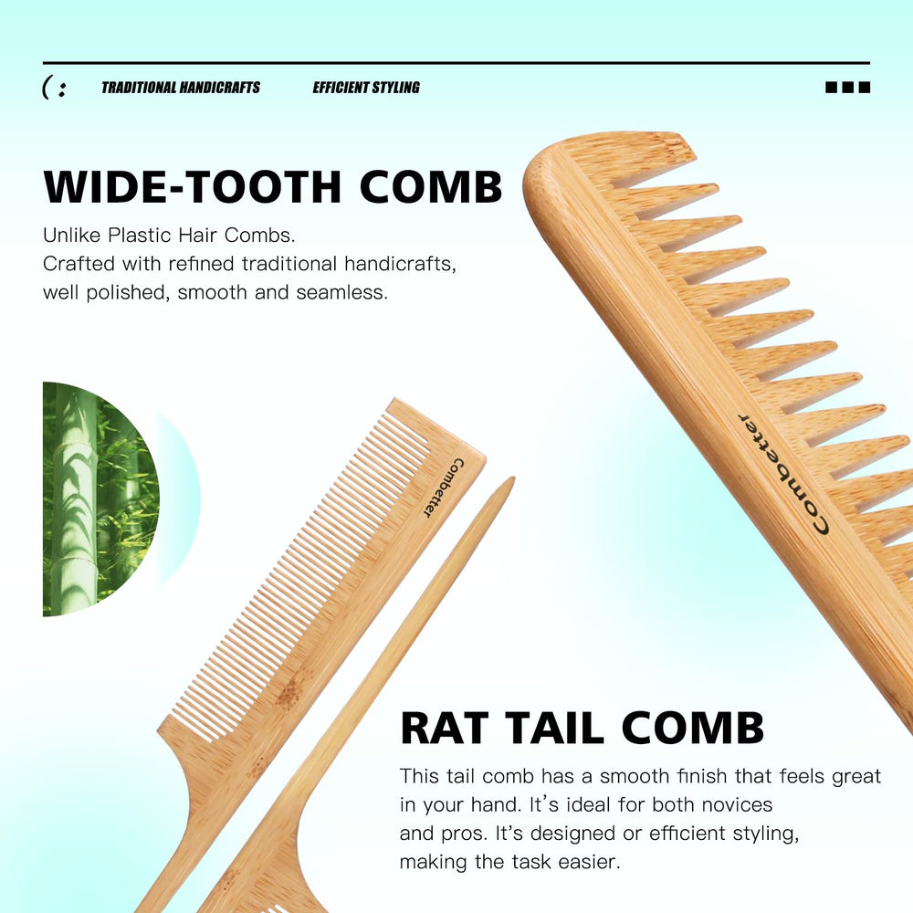 Pin remplaçable en bambou Combetter pour brosse