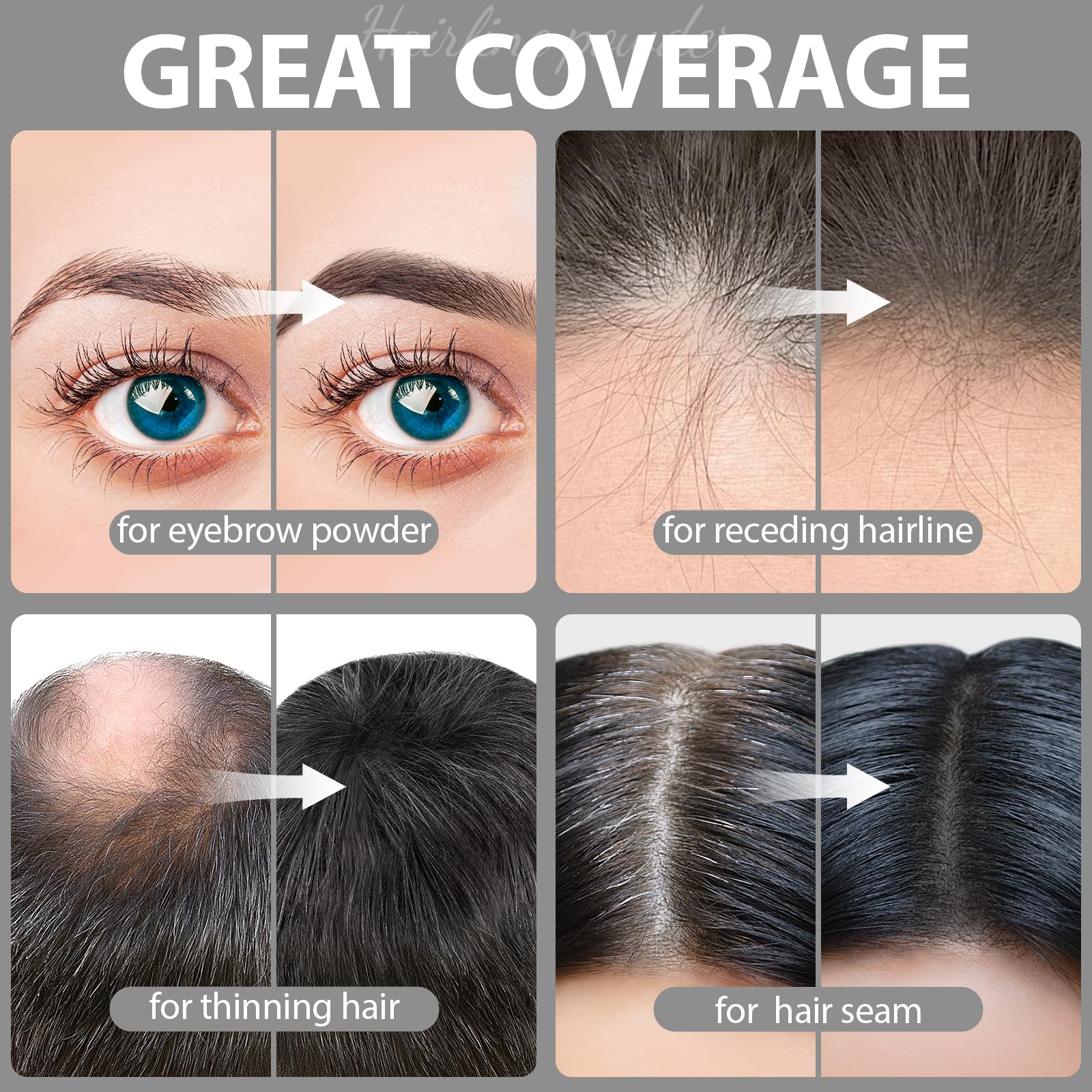 Comdian couverture-racines-grises pour un rendu net et naturel.