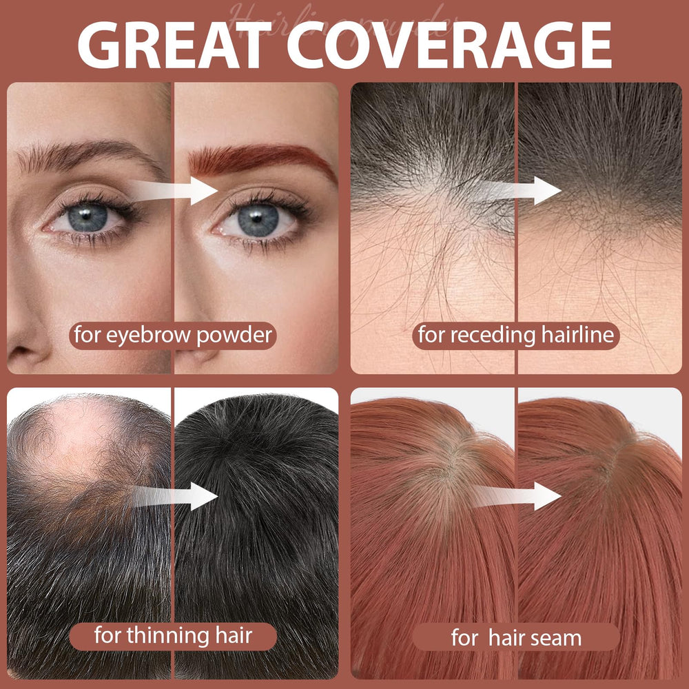 Poudre Comdian pour ligne des cheveux: densité immédiate et apparence plus fournie.