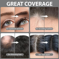 Comdian poudre-ligne-cheveux-noir-02: texture fine couvrant les zones clairsemées