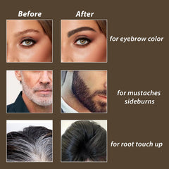 Comdian test peau sourcils - étape rapide pour vérifier tolérance et sécurité.