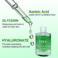 COMFORTENA Acide azélaïque 10% serum, emballage élégant et lisible.