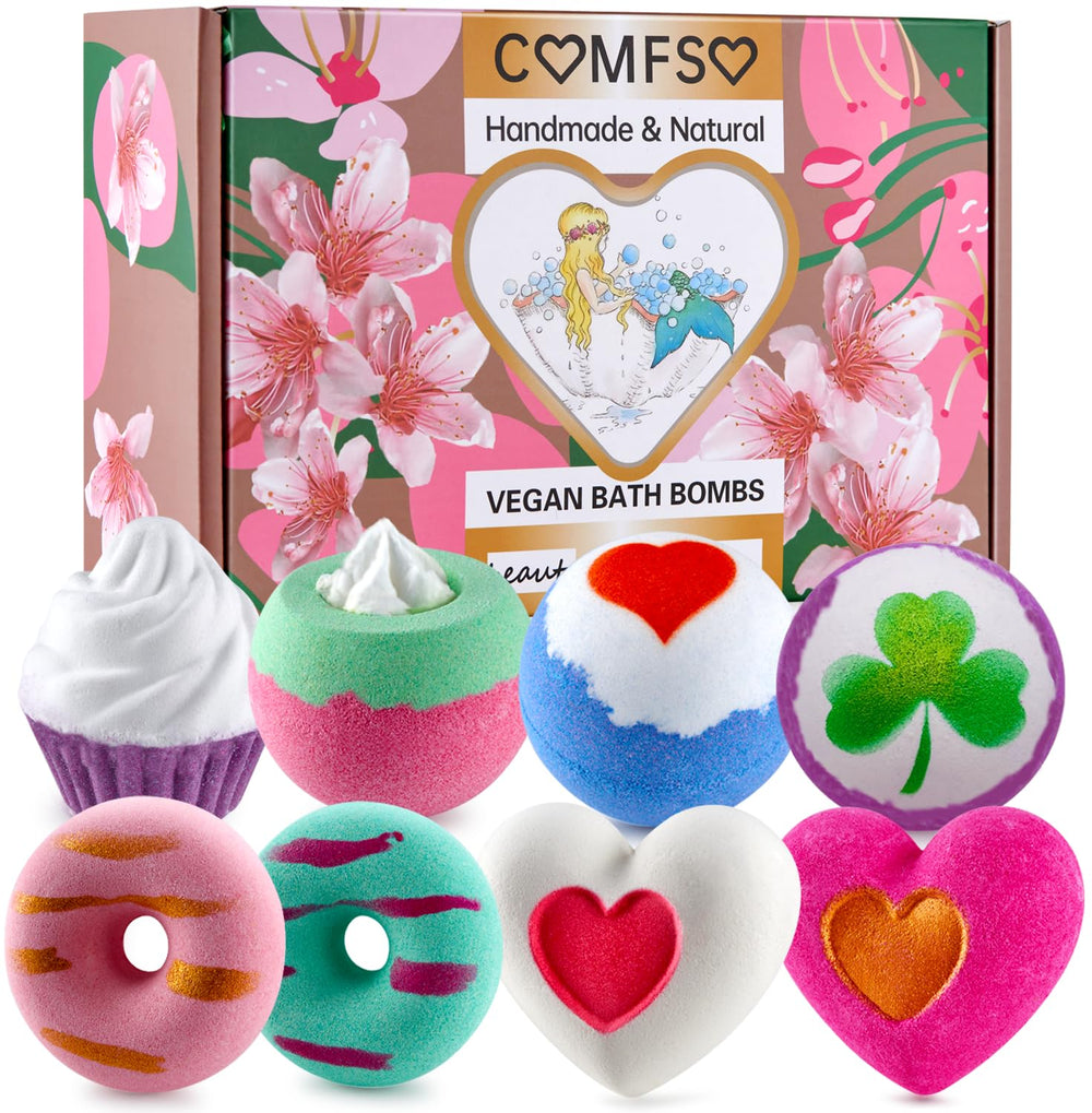 Comfso bombes-bain-donut: parfum agréable et hydratation légère pour un rituel spa à domicile.