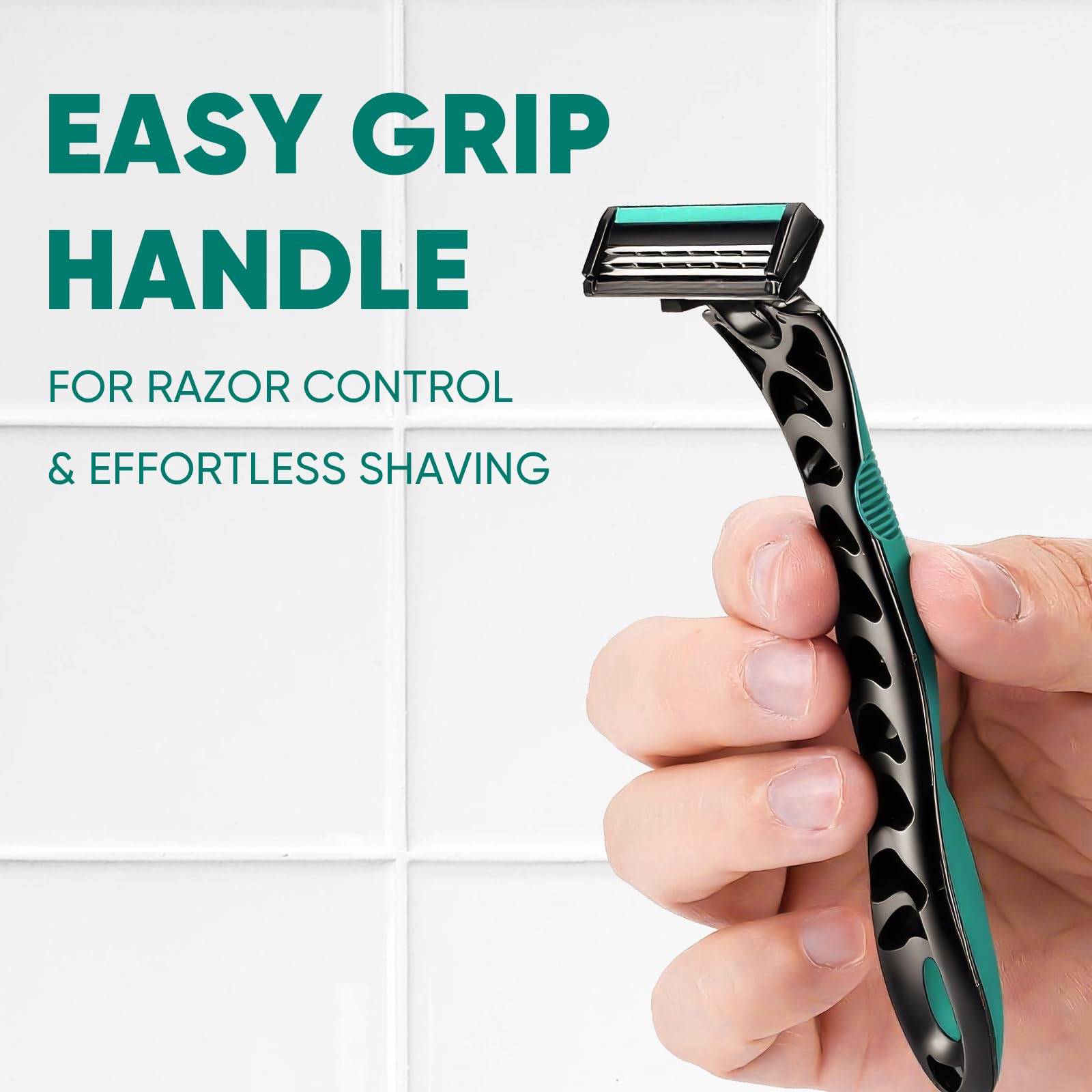 Rasoir Comfycheer 3 lames, fin de rasage hygiénique et pratique.