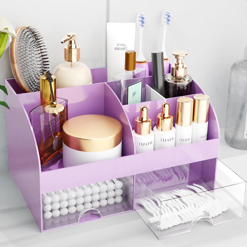 COMFYROOM Organisateur maquillage avec tiroirs, pratique pour coiffeuse.