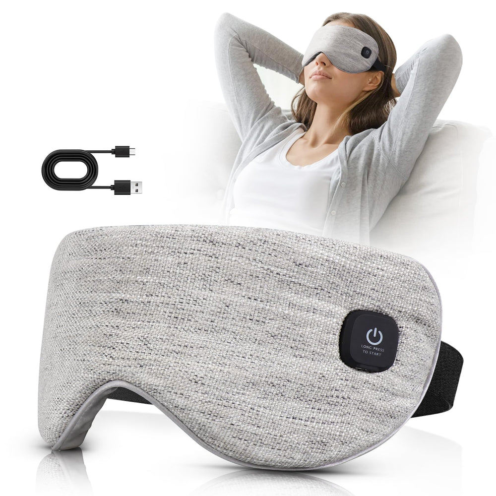 Masque yeux chauffant sans fil COMFYTHERA pour plus de confort lors de déplacements.