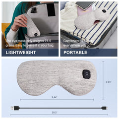 Masque COMFYTHERA prêt pour le voyage, utilisé en voyage et en nuitées.