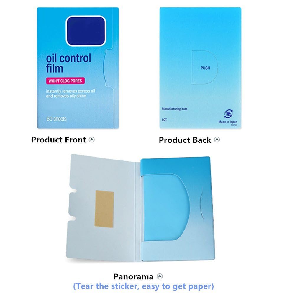 COMFYTOUCH feuilles absorbantes – fini mat durable sur peau grasse