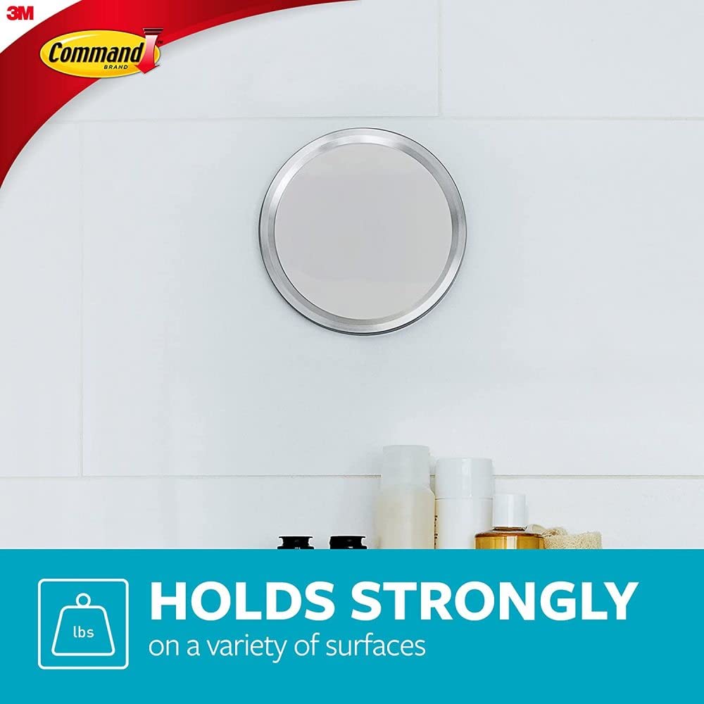 Fini satin nickel Command: allure moderne et durable.