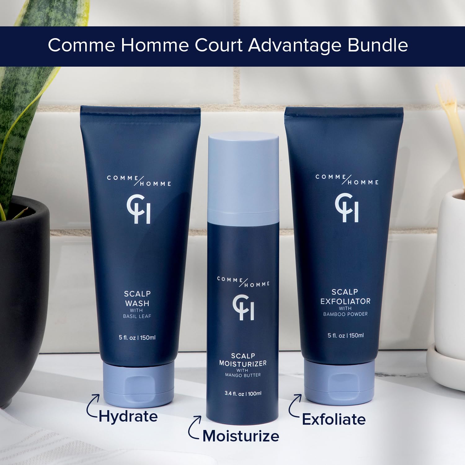 Comme Homme texture-legere – lotion non grasse adaptée au cuir chevelu nu