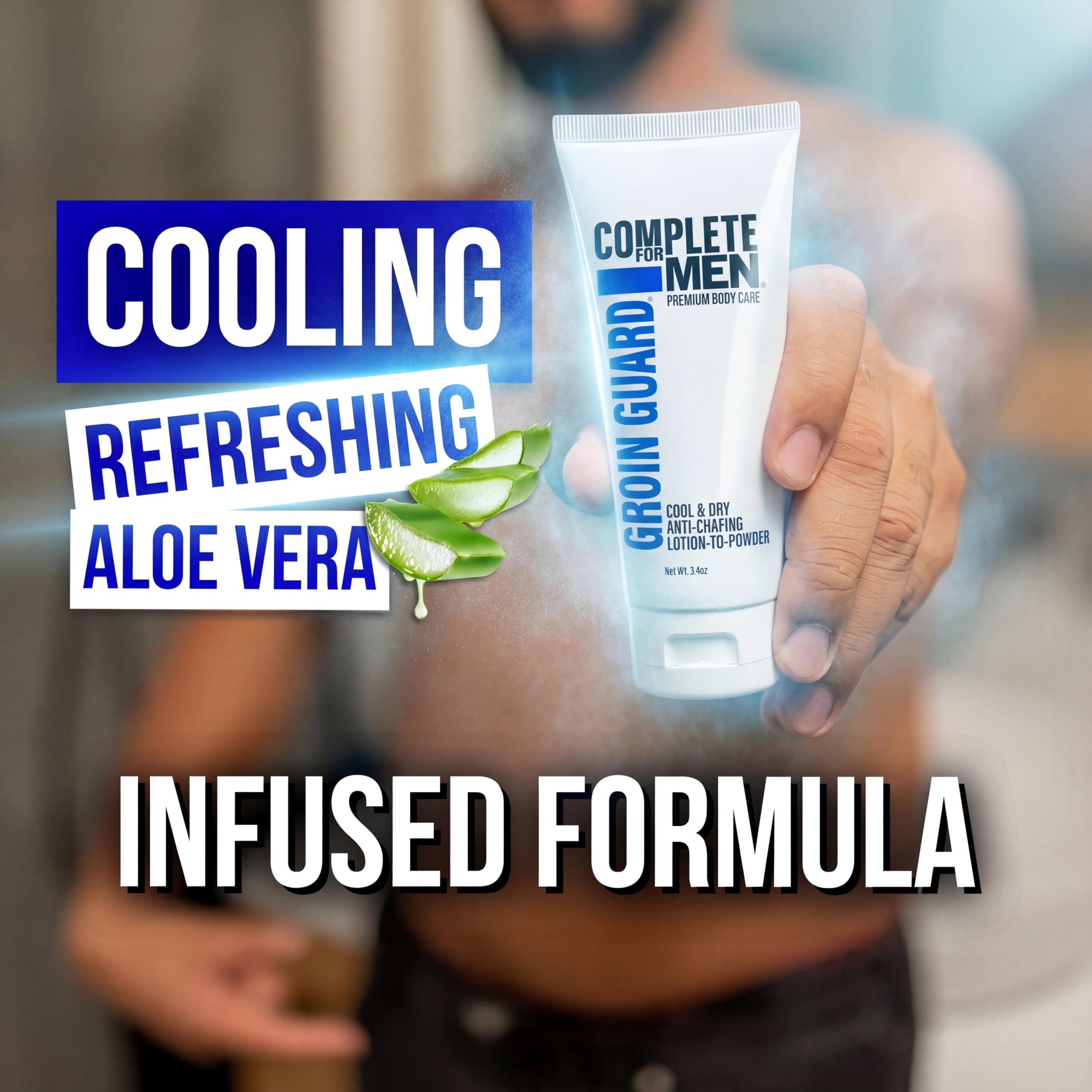 Complete For Men – confort longue durée avec une peau douce et non irritée.