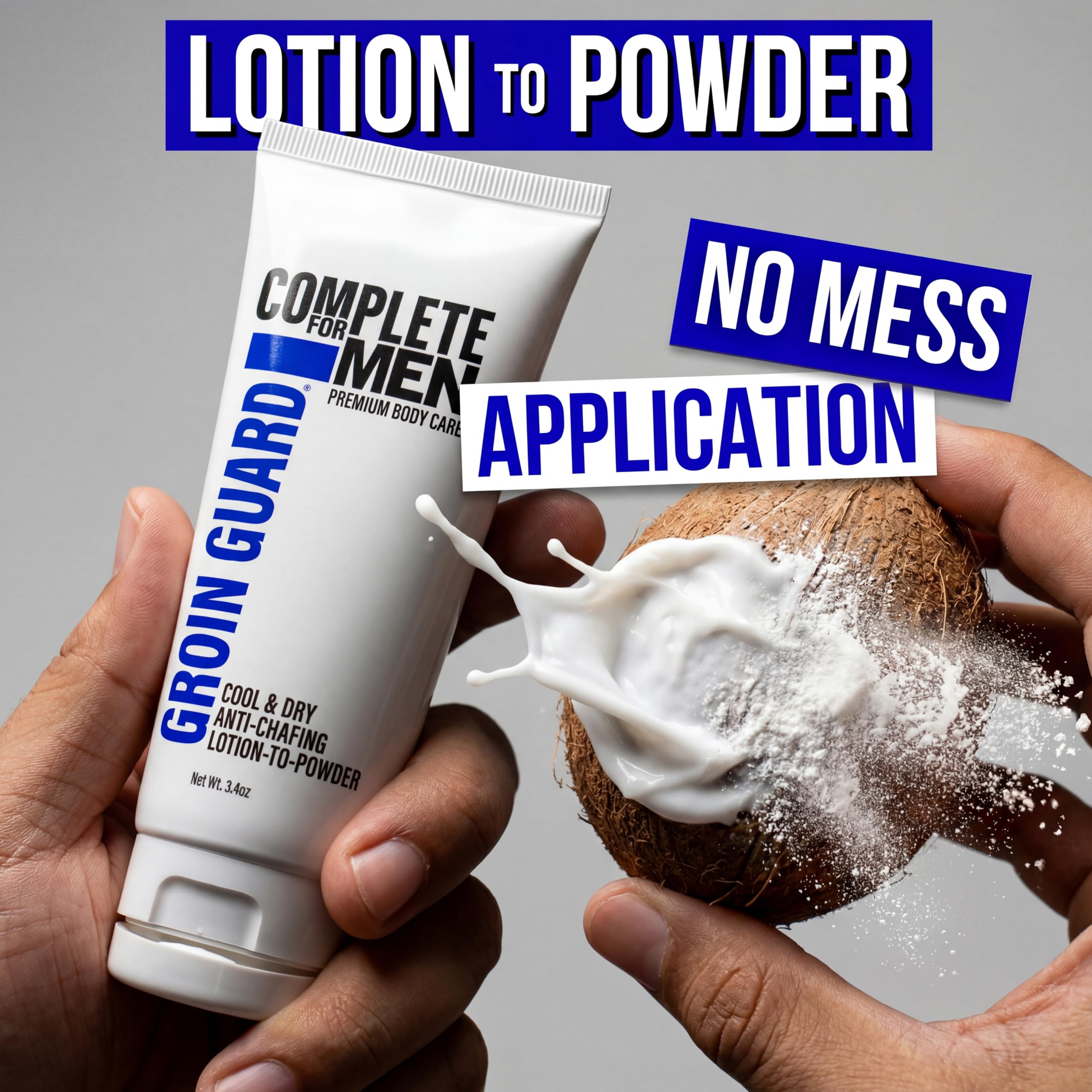 Complete For Men – crème anti-frottement pour zone intime, protège des frottements.