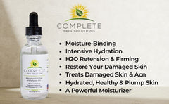 Complete Skin Solutions hydratation quotidienne du visage pour une peau lumineuse.
