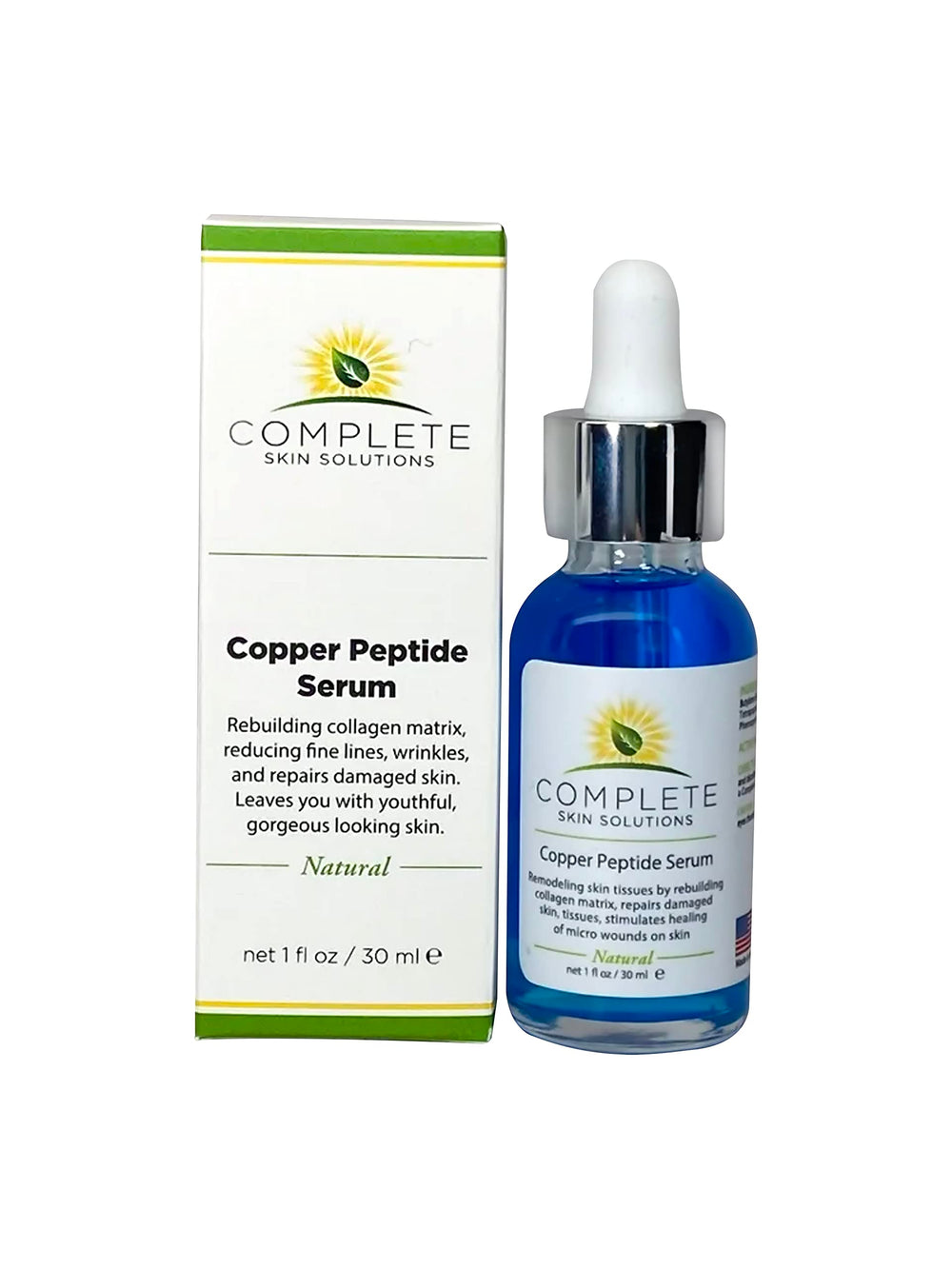 Gouttes du sérum COMPLETE SKIN SOLUTIONS pour une application précise