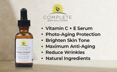Bouteille 30 ml de COMPLETE SKIN SOLUTIONS design pratique