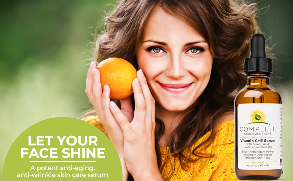 Vitamine C 15% pour un teint lumineux potentiel avec ce sérum.