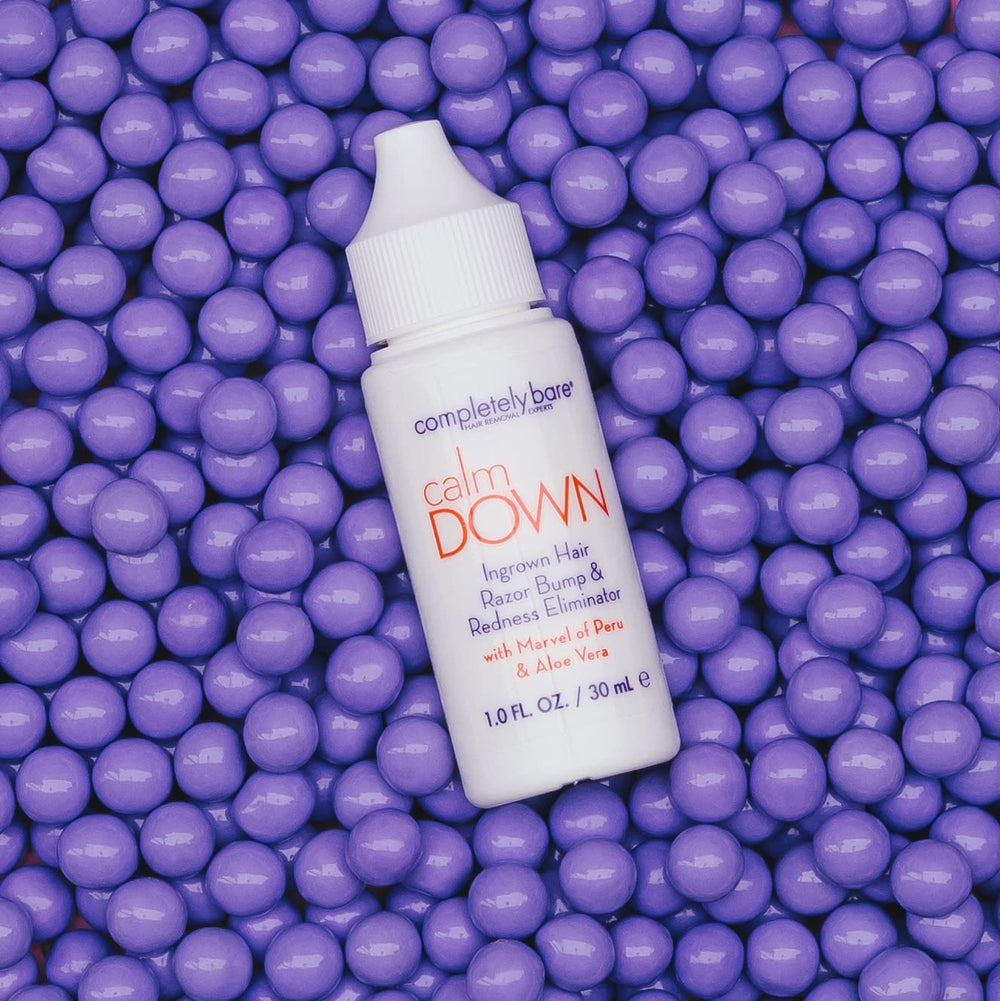 Completely Bare calm DOWN: aloe vera et Marvel of Peru apaisants pour la peau.