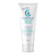 Crème Complex 15 – devant: flacon lumineux pour hydrater quotidiennement la peau