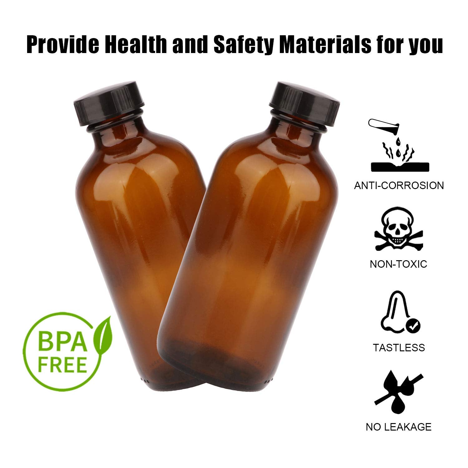 Emballage cadeau COMUDOT bouteille en verre ambré, idée cadeau durable.